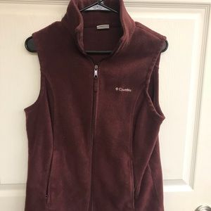 Columbia Maroon Vest  $20